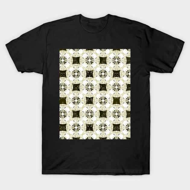 Byzantium black white gold T-Shirt by Amalus-files